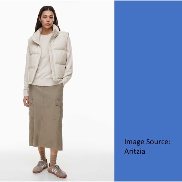 Wilfred Free soft timeless sweater, cream, large, fits more like M - Picture 5 of 9